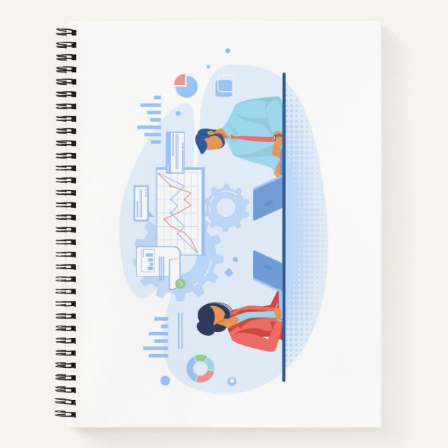 Cuaderno espiral de 8,5" x 11" (Anverso)
