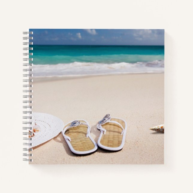 Cuaderno espiral de 8,5" x 8,5" (Anverso)