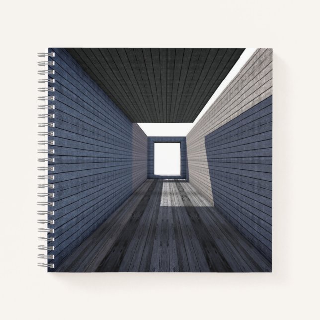 Cuaderno espiral de 8,5" x 8,5" (Anverso)