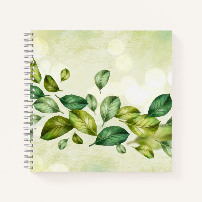 Cuaderno espiral de 8,5" x 8,5" (Anverso)