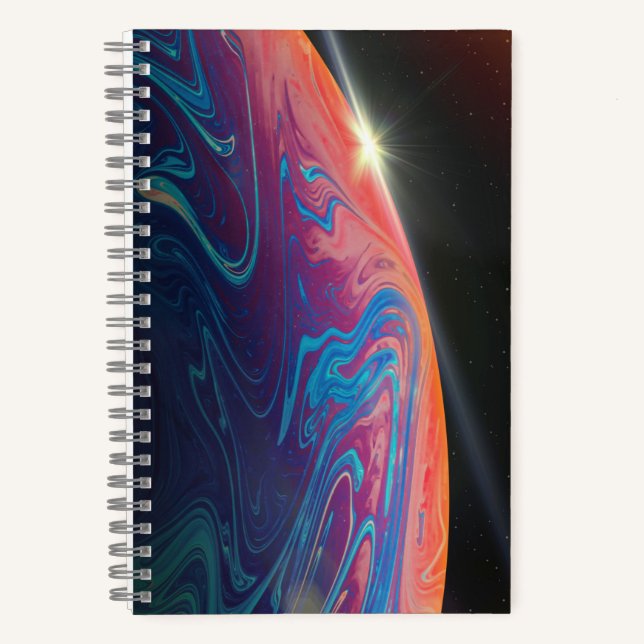 Cuaderno espiral de 8,5" x 8,5" (Anverso)