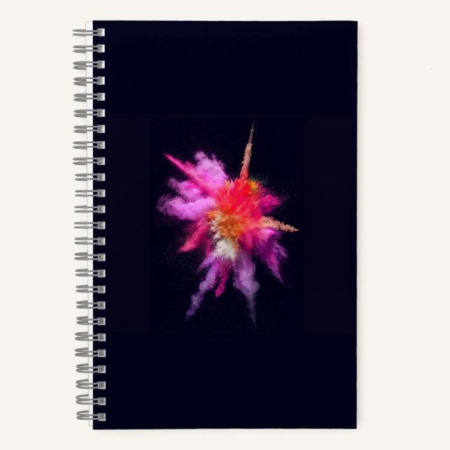 Cuaderno espiral de 8,5" x 8,5" (Anverso)