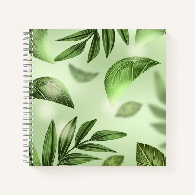 Cuaderno espiral de 8,5" x 8,5" (Anverso)