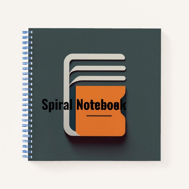 Cuaderno Espiral de 8,5" x 8,5" (Anverso)