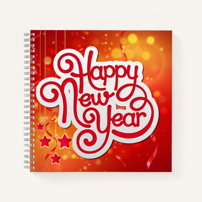Cuaderno espiral de 8,5" x 8,5" (Anverso)