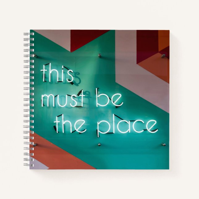 Cuaderno espiral de 8,5" x 8,5" (Anverso)