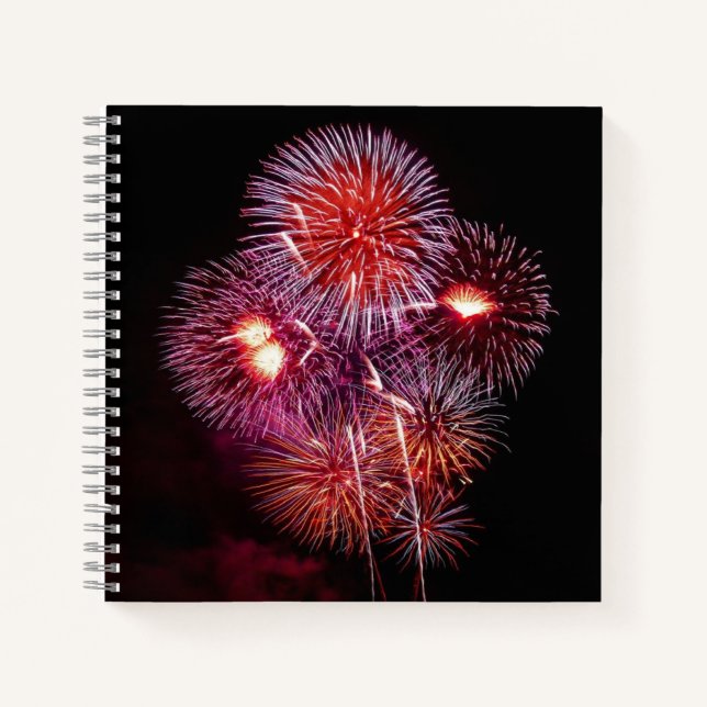 Cuaderno espiral de 8,5" x 8,5" (Anverso)