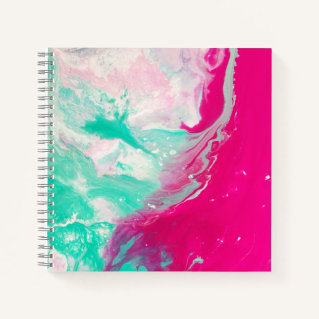 Cuaderno espiral de 8,5" x 8,5" (Anverso)