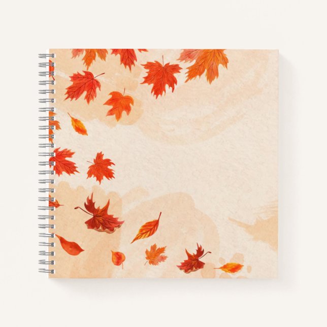 Cuaderno espiral de 8,5" x 8,5" (Anverso)