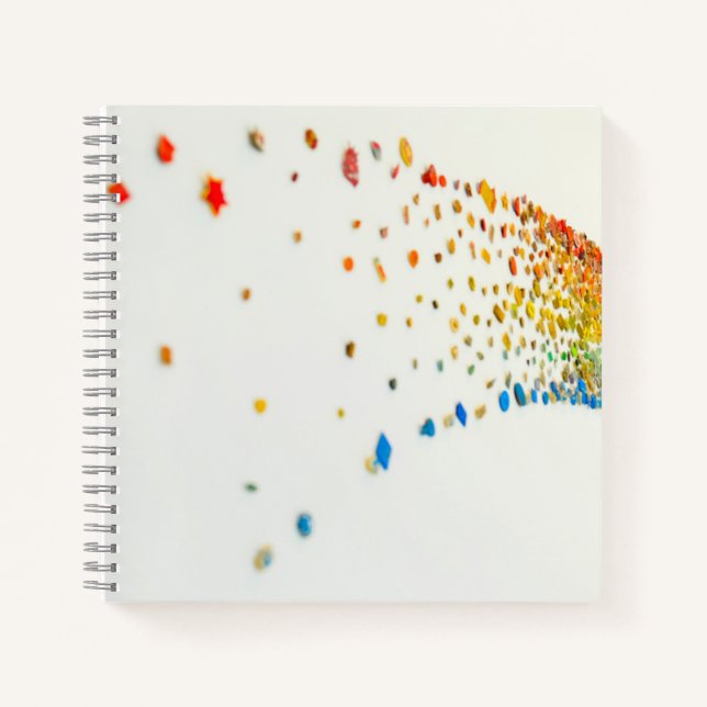 Cuaderno espiral de 8,5" x 8,5" (Anverso)