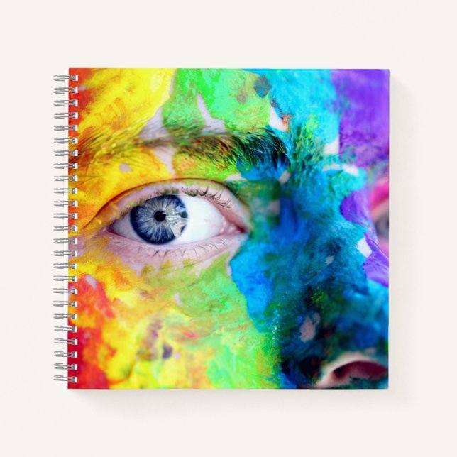 Cuaderno espiral de 8.5" x 8.5" (Anverso)