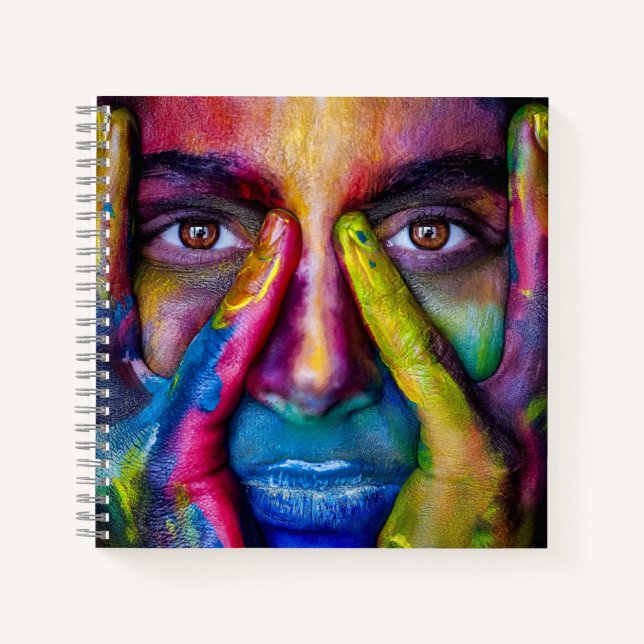Cuaderno espiral de 8.5" x 8.5" (Anverso)