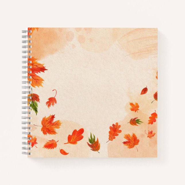 Cuaderno espiral de 8,5" x 8,5" (Anverso)
