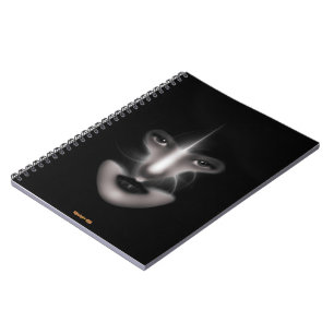 Cuaderno Espiral de Arte Fractal Angel Eyes
