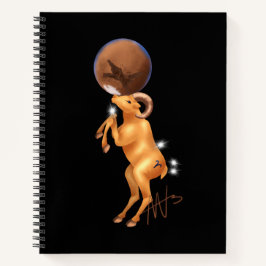 Cuaderno Espiral de Astro Aries Mars Zodiac