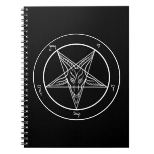 Cuaderno espiral de Baphomet