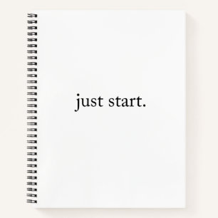 Cuaderno espiral de citas inspiradoras para empeza