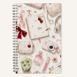 Cuaderno espiral de collage vintage