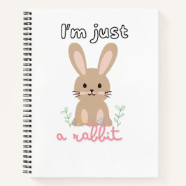 Cuaderno espiral de conejo