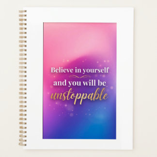 Cuaderno Espiral de Cree en Ti Mismo