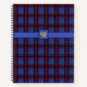 Cuaderno espiral de cuadros con tonos de joya