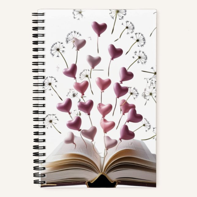 Cuaderno espiral de cuento caprichoso - Estético  (Anverso)