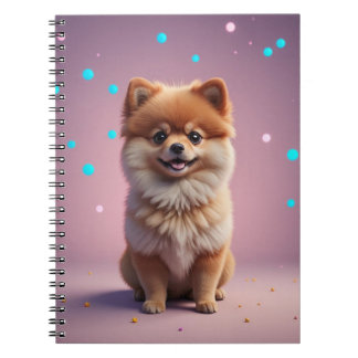 Cuaderno Espiral de Cute Pomerania