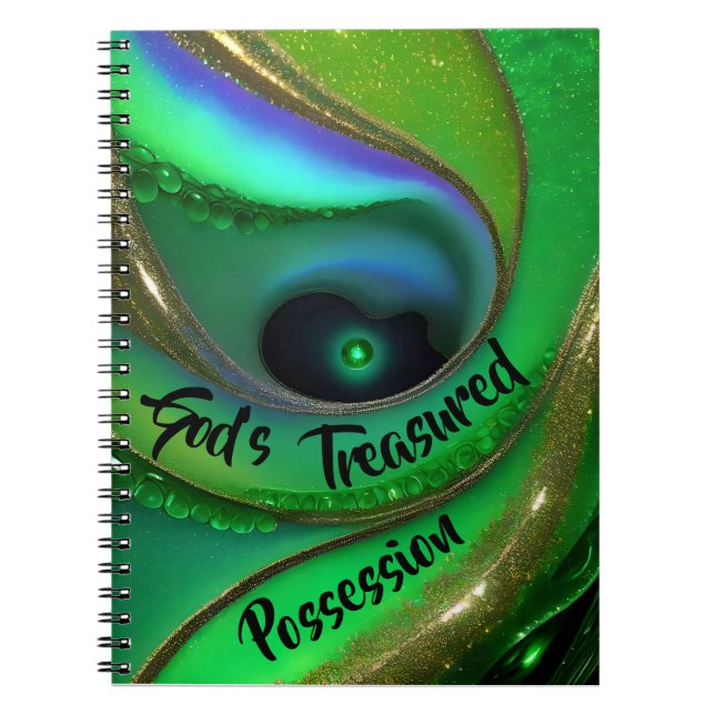 Cuaderno espiral de diario cristiano (Frente)