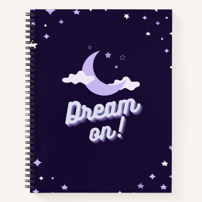Cuaderno espiral de diario de sueños (Anverso)
