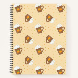 Cuaderno espiral de dulces otoñales lindos