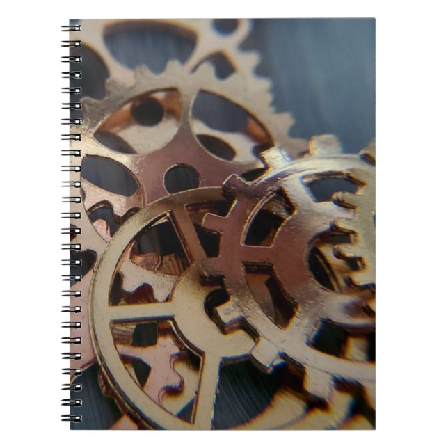 Cuaderno Espiral de engranajes (Frente)