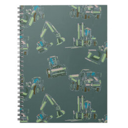 Cuaderno espiral de equipo pesado para el trabajo