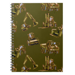 Cuaderno espiral de equipo pesado para el trabajo