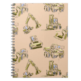 Cuaderno espiral de equipo pesado para el trabajo
