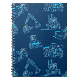Cuaderno espiral de equipo pesado para el trabajo