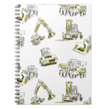 Cuaderno espiral de equipo pesado para el trabajo