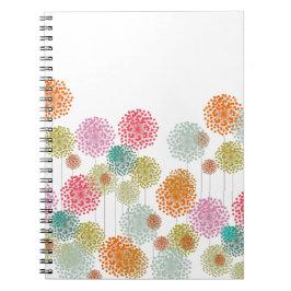 Cuaderno espiral de Fluffies de la primavera