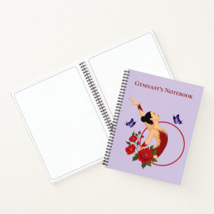 Cuaderno espiral de gimnasia elegante