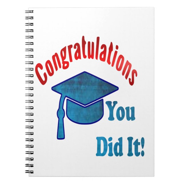 Cuaderno Espiral De Graduación Para Estudiantes Gr (Frente)