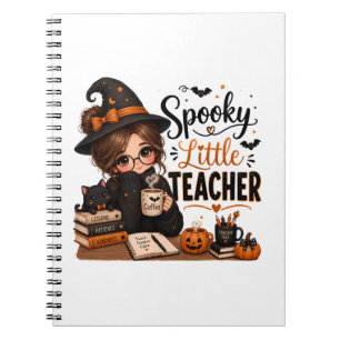 Cuaderno espiral de Halloween para maestros espelu