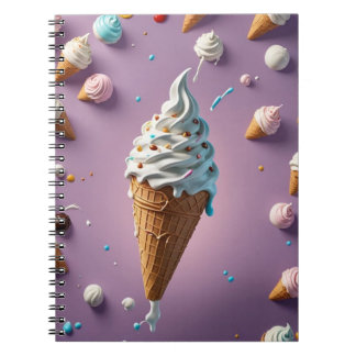 Cuaderno espiral de helados