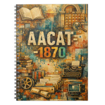 Cuaderno espiral de investigación de archivos AACA