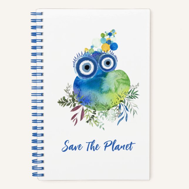 Cuaderno espiral de la colección linda salvar el p (Anverso)