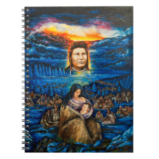 Cuaderno espiral de la foto