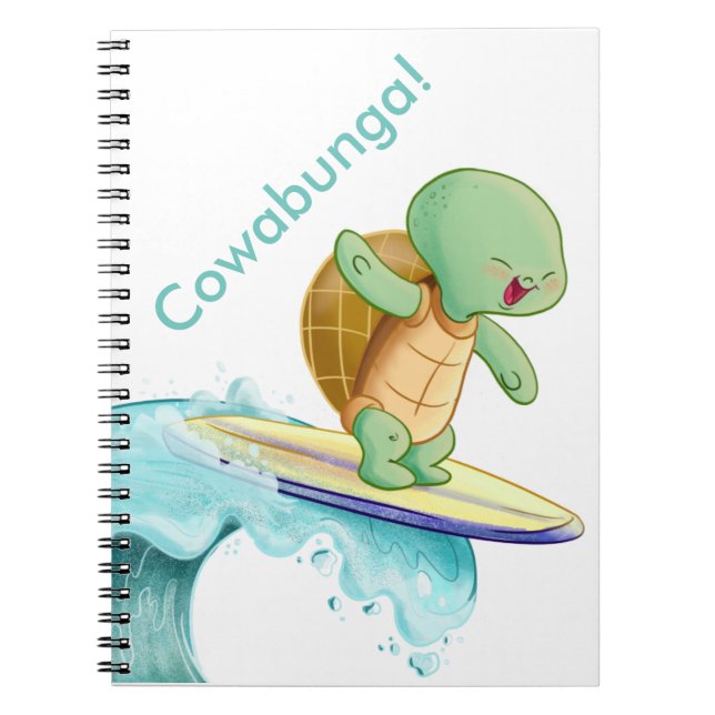 Cuaderno espiral de la foto de Kawaii de la (Frente)