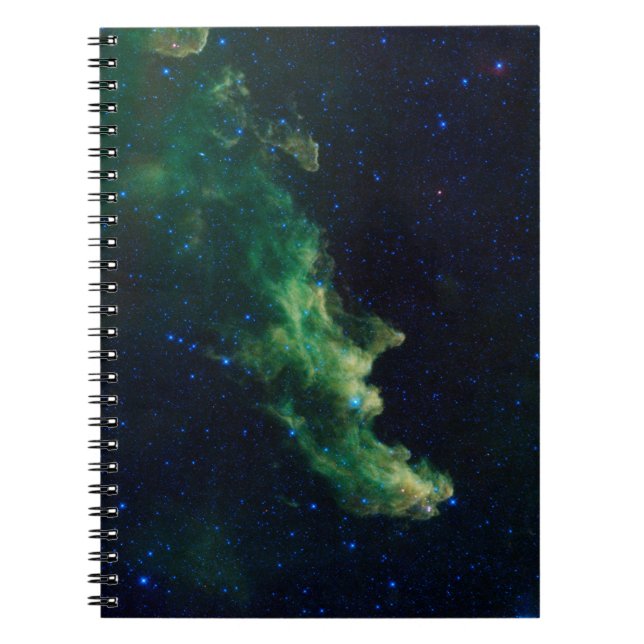 Cuaderno espiral de la galaxia del espacio (Frente)