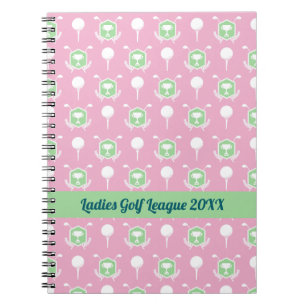 Cuaderno espiral de la Liga de Golf Femenino