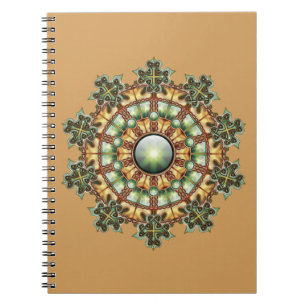 Cuaderno espiral de la mandala #1