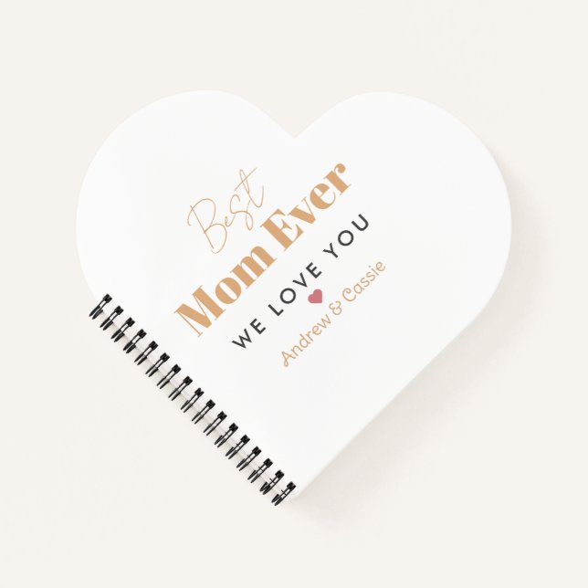 Cuaderno espiral de la mejor mamá del mundo (Anverso)