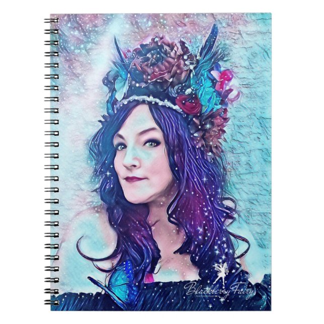 Cuaderno espiral de la nueva corona de la hada de (Frente)